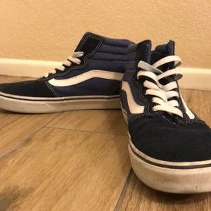 Navy high top vans